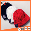 Hot sales Acrylic wireless bluetooth headphone beanie hat